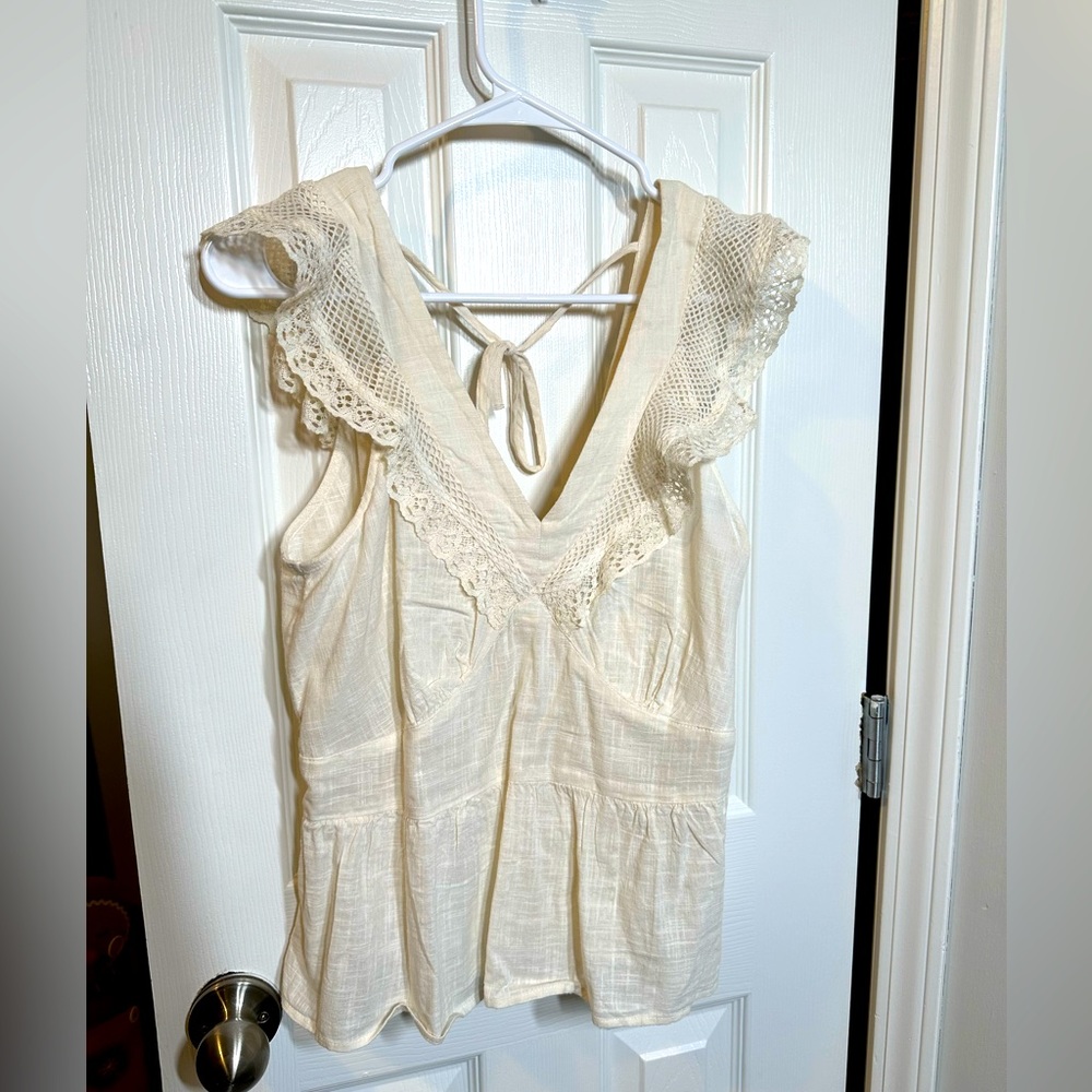 Cream Blouse